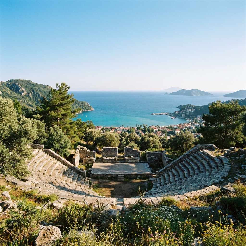 Nefeshan Karavan yakınında gezilecek yerler - Amos Antik Kenti